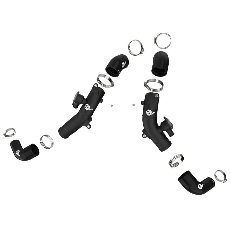 aFe 2022 Toyota Tundra V6-3.5L (tt) BladeRunner 2.5in Aluminum Hot Charge Pipe - Black-SR1 Performance