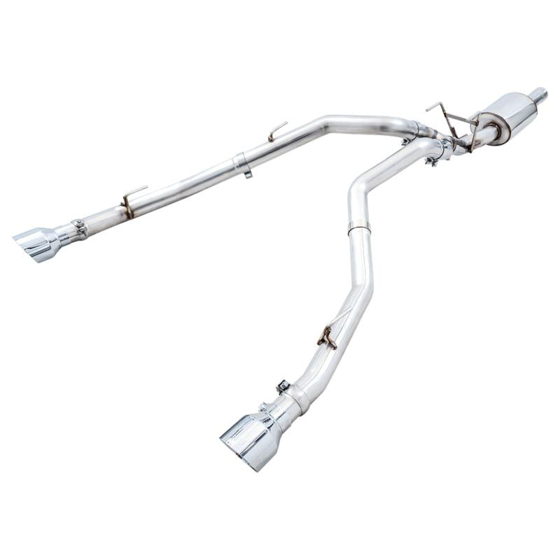 AWE Tuning 09-18 RAM 1500 5.7L (w/Cutouts) 0FG Dual Rear Exit Cat-Back Exhaust - Chrome Silver Tips-SR1 Performance