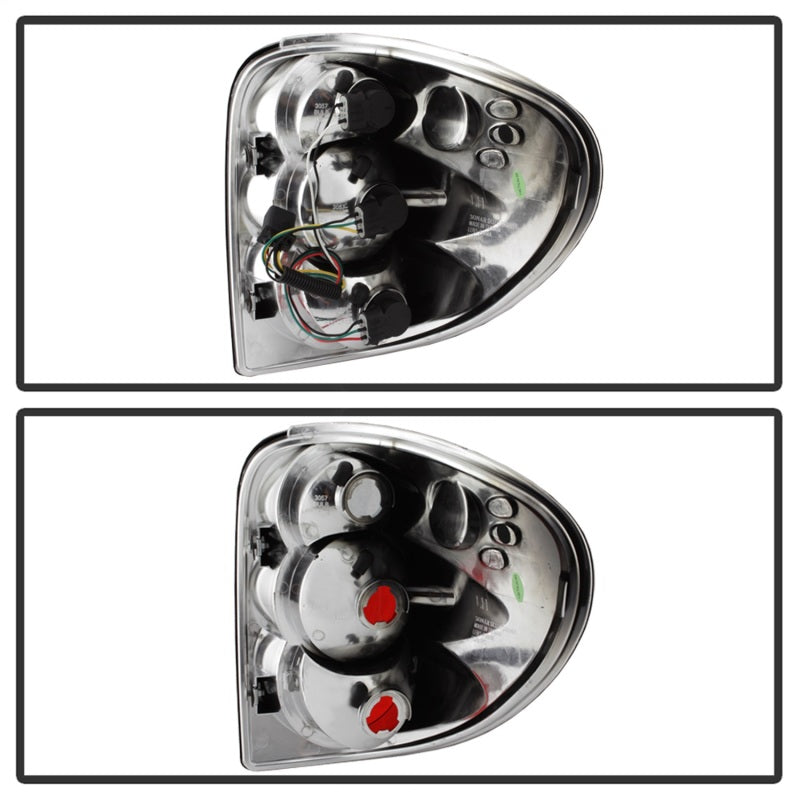 Spyder Dodge Caravan/Grand Caravan 01-07 Euro Style Tail Lights Black ALT-YD-DC01-BK-SR1 Performance