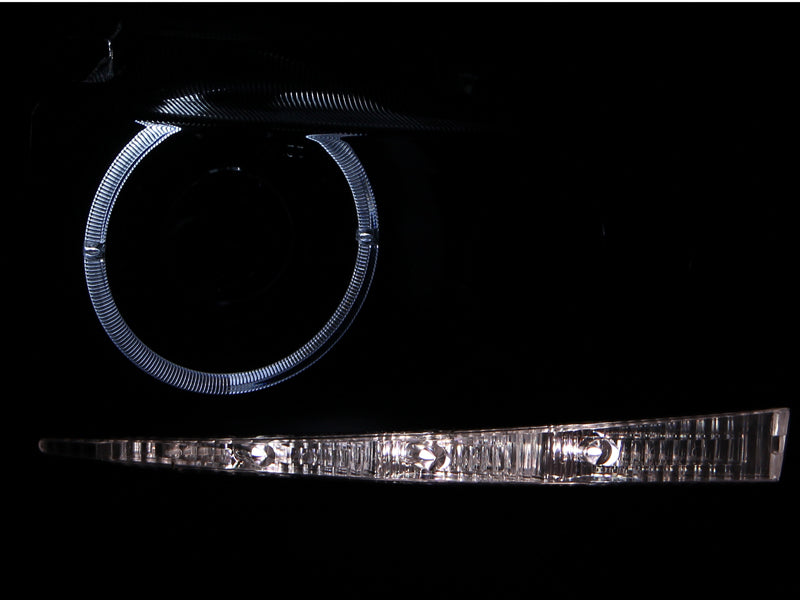 ANZO 2004-2007 Scion Xb Projector Headlights w/ Halo Black G2-SR1 Performance