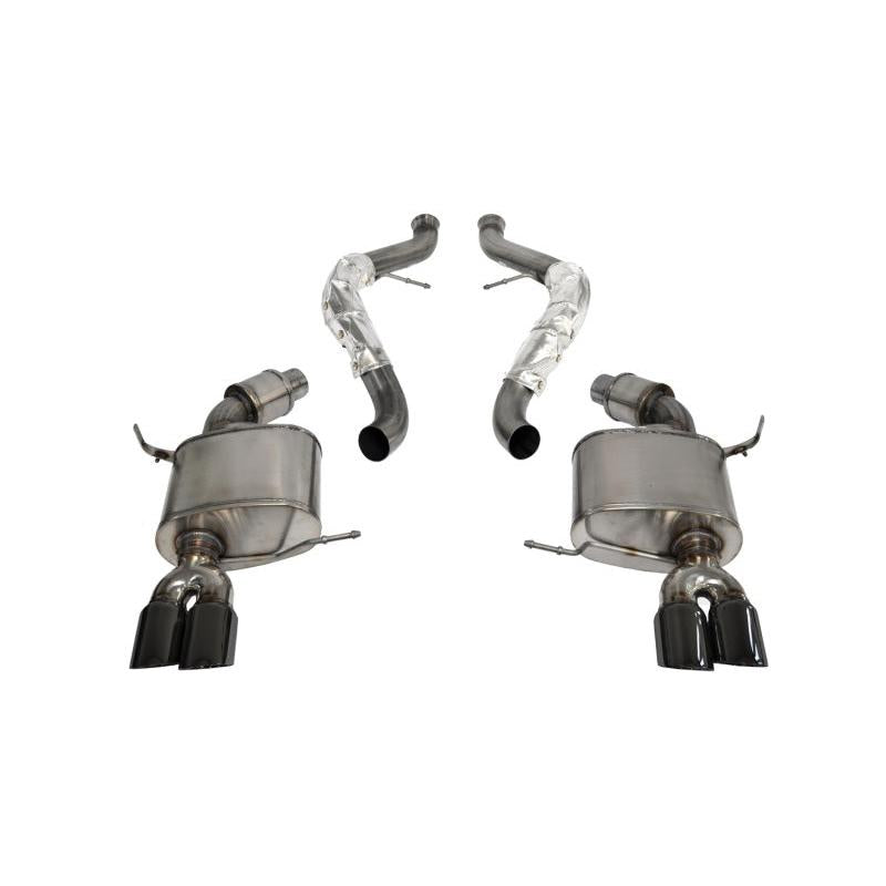 Corsa 2008-2012 BMW M3 Convertible E93 Black Sport Cat-Back Exhaust-SR1 Performance