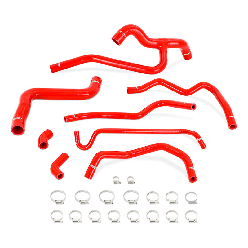 Mishimoto 05-10 Mustang V6 Silicone Radiator & Heater Hose Kit - Red-SR1 Performance