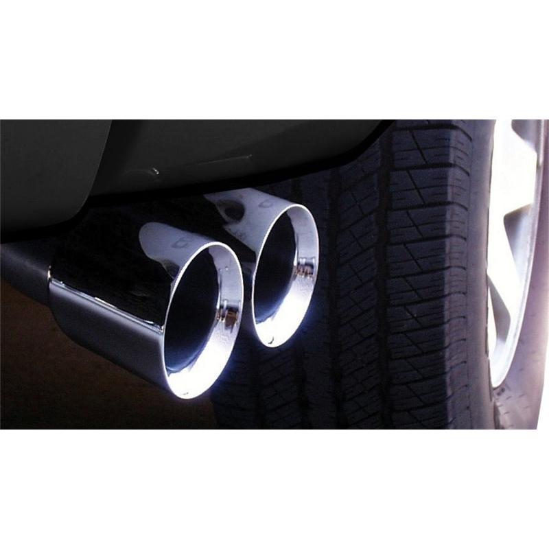 Corsa 2002-2006 Cadillac Escalade 6.0L V8 Polished Sport Cat-Back Exhaust-SR1 Performance