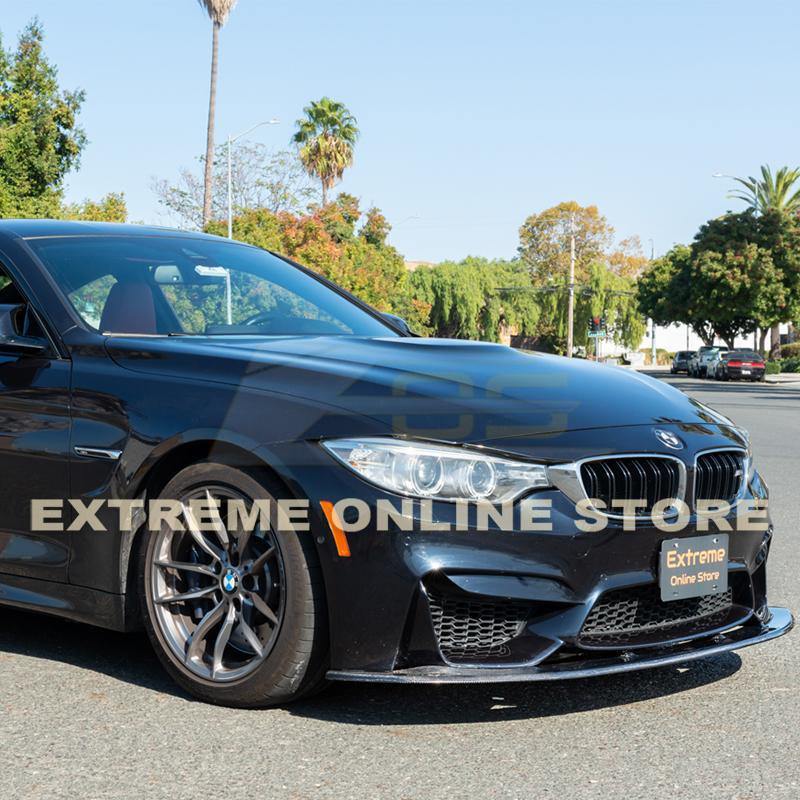 15-Up BMW F82 M4 Carbon Fiber Front Splitter Lip - Extreme Online Store