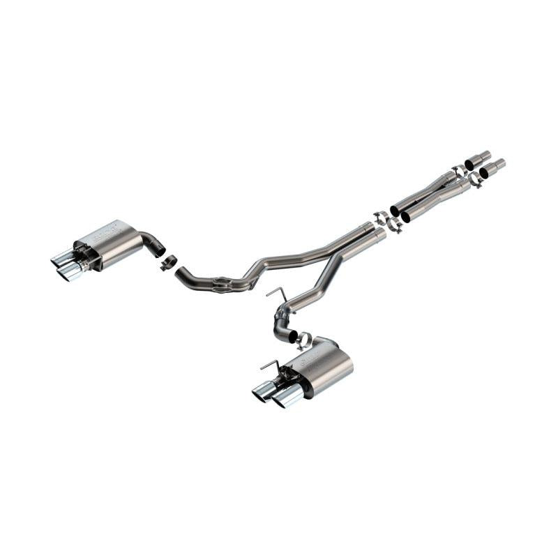 Borla 2024 Ford Mustang GT 5.0L V8 w/ Active Exhaust ATAK Cat-Back Exhaust System-SR1 Performance