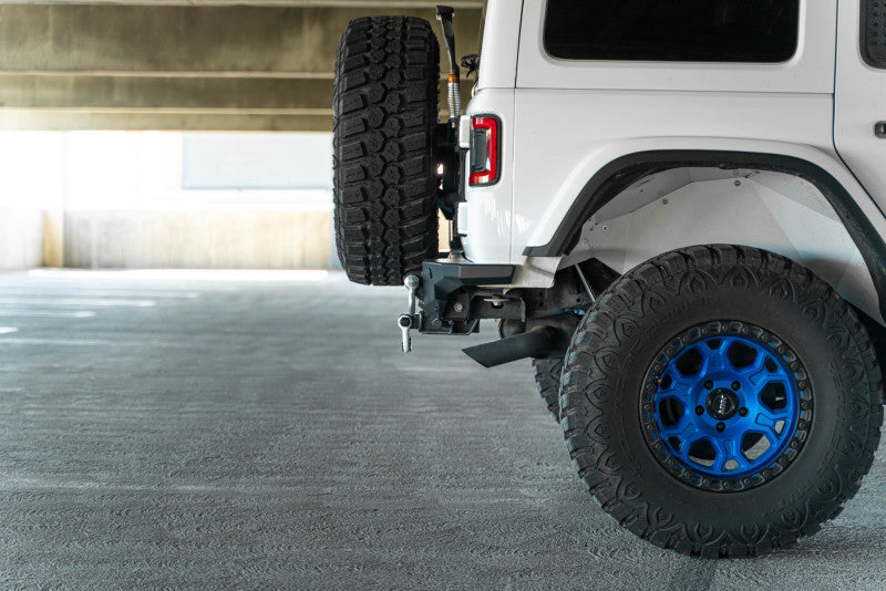 DV8 Offroad FS-15 Series Rear Bumper for 2018 Jeep Wrangler JL - Direct Fit Bolt-On Replacement