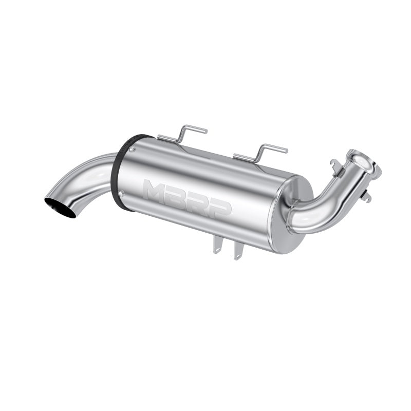 MBRP 2011+ Polaris Sportsman Touring 850 T304 Stainless Single Slip-On Performance Series-SR1 Performance