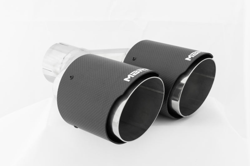 MBRP Universal Carbon Fiber Dual Tip 4in OD/2.5in Inlet-SR1 Performance