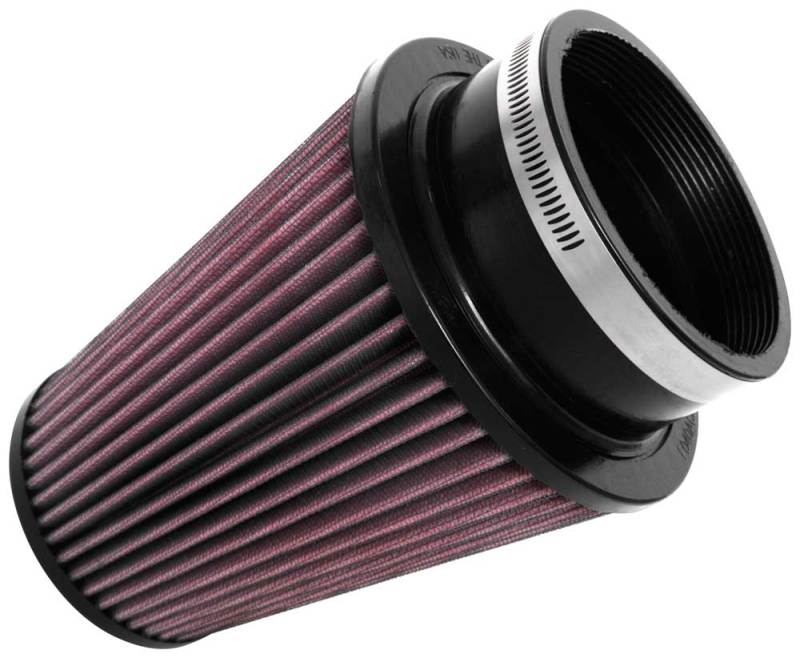 K&N Universal Clamp-On Air Filter 4in FLG / 6in B / 4in T / 7in H-SR1 Performance