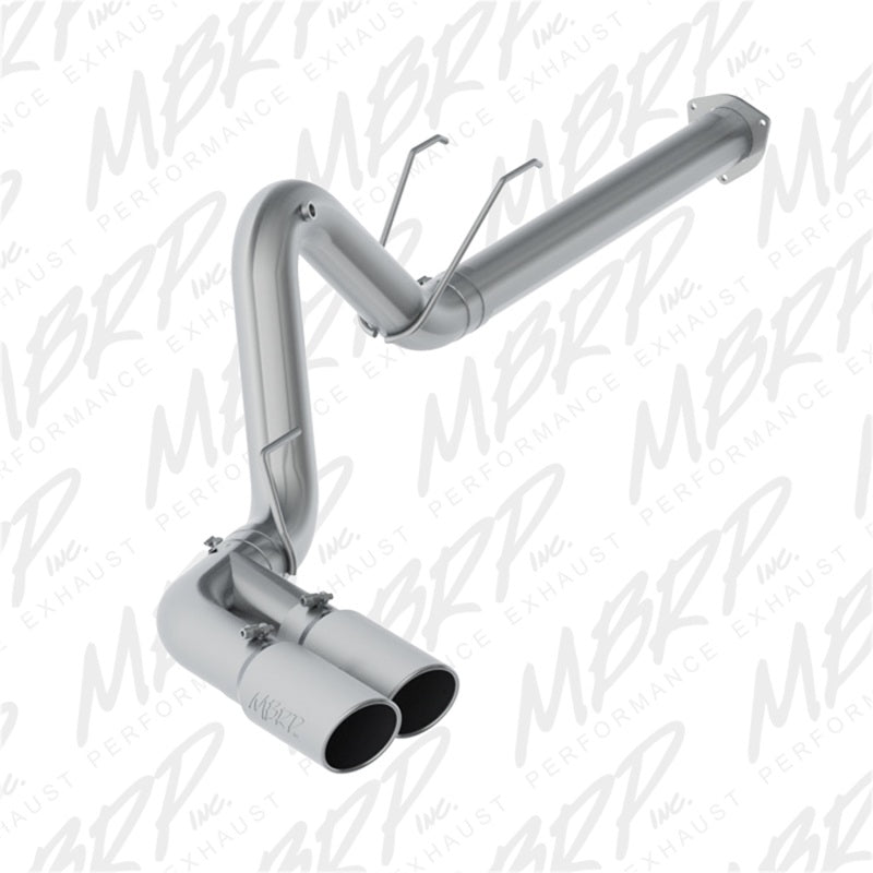 MBRP 17-19 Ford F250/350/450 6.4 L Filter Back Single Side Dual Exit Exhaust System-SR1 Performance