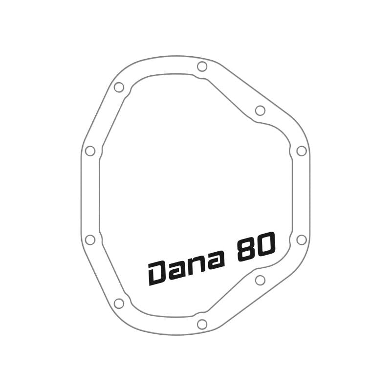 afe Rear Differential Cover (Raw; Street Series); Dodge Diesel Trucks 94-02 L6-5.9L (td)-SR1 Performance