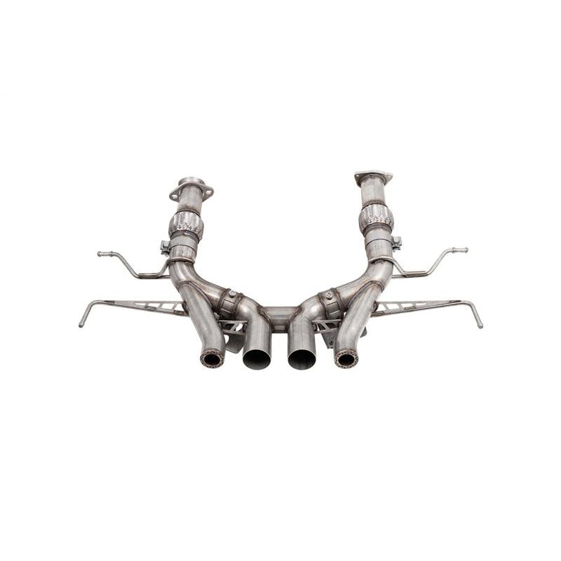 Corsa 23-24 Chevrolet Corvette C8 Z06 3in Valved Cat-Back Exhaust Muffler Delete Track Systemw/o Tip-SR1 Performance