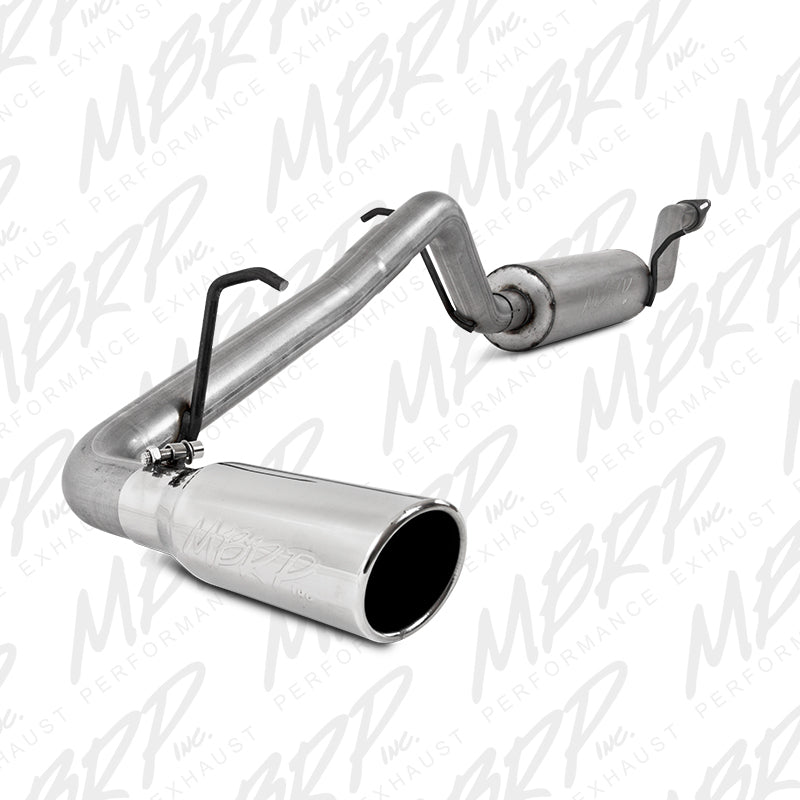 MBRP 04-11 Chevy Colorado / GMC Canyon 2.8L/2.9L/3.5L/3.7L Cat Back Single Side Aluminized Exhaust-SR1 Performance