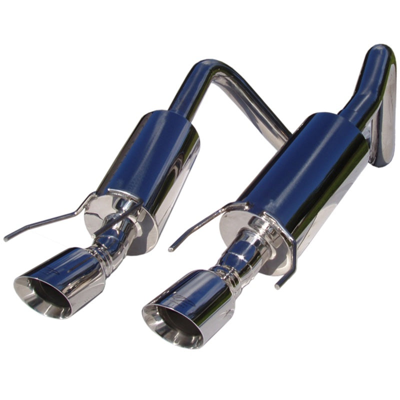MBRP 2005-2008 Chev Corvette Dual Muffler Axle Back 4 Round Dual Wall Tips-SR1 Performance