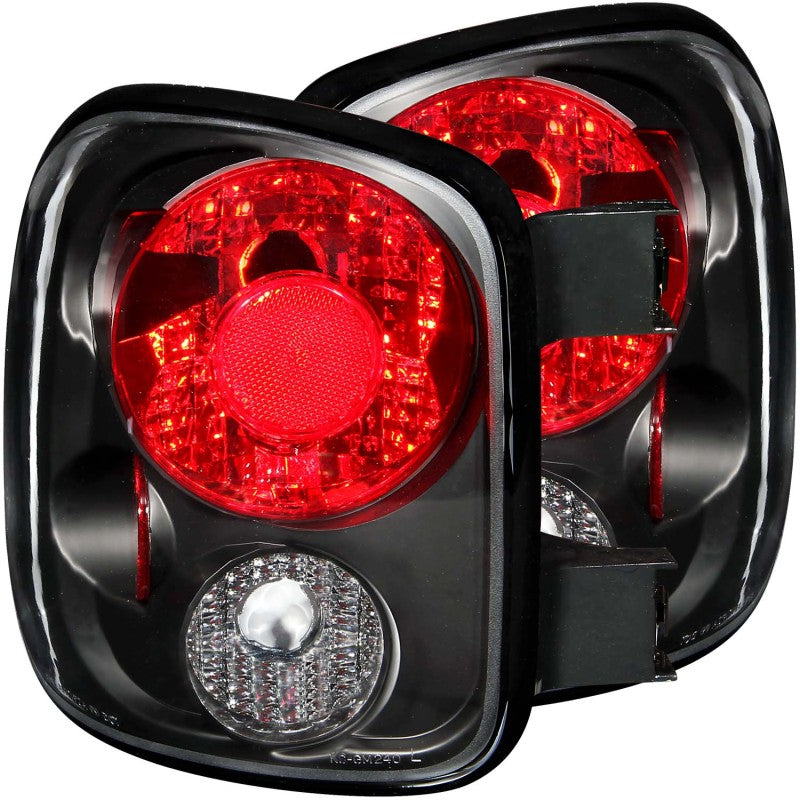 ANZO 1999-2004 Chevrolet Silverado Taillights Black-SR1 Performance