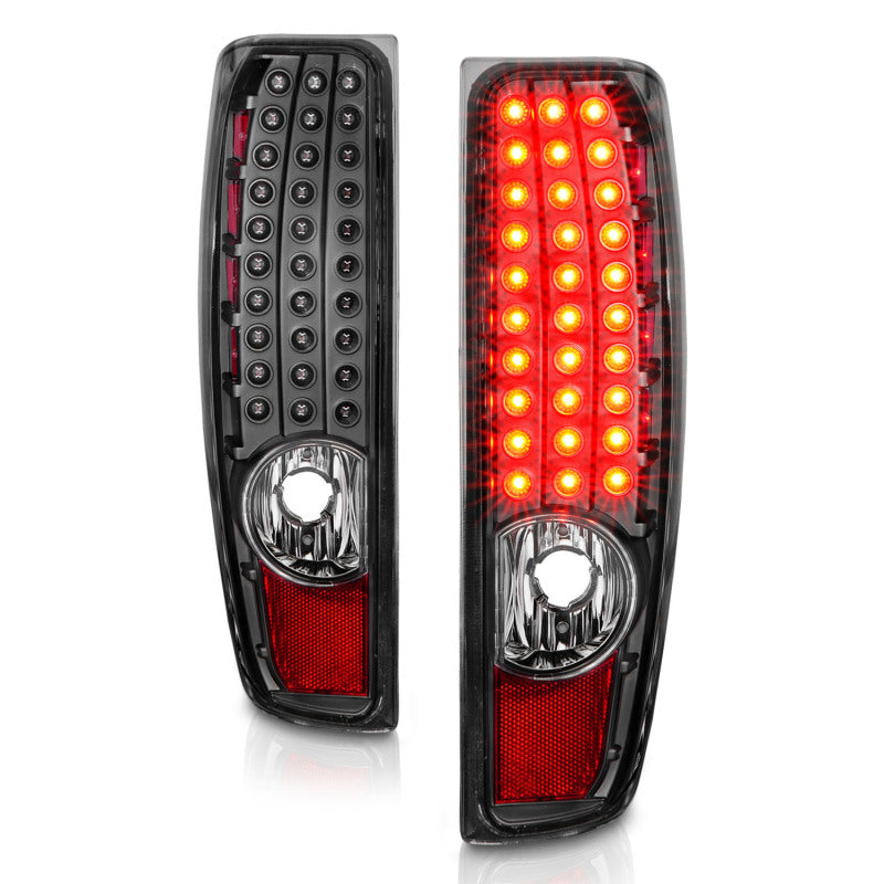 Anzo 04-10 Chevy Colorado LED Tailights G2 - Black-SR1 Performance