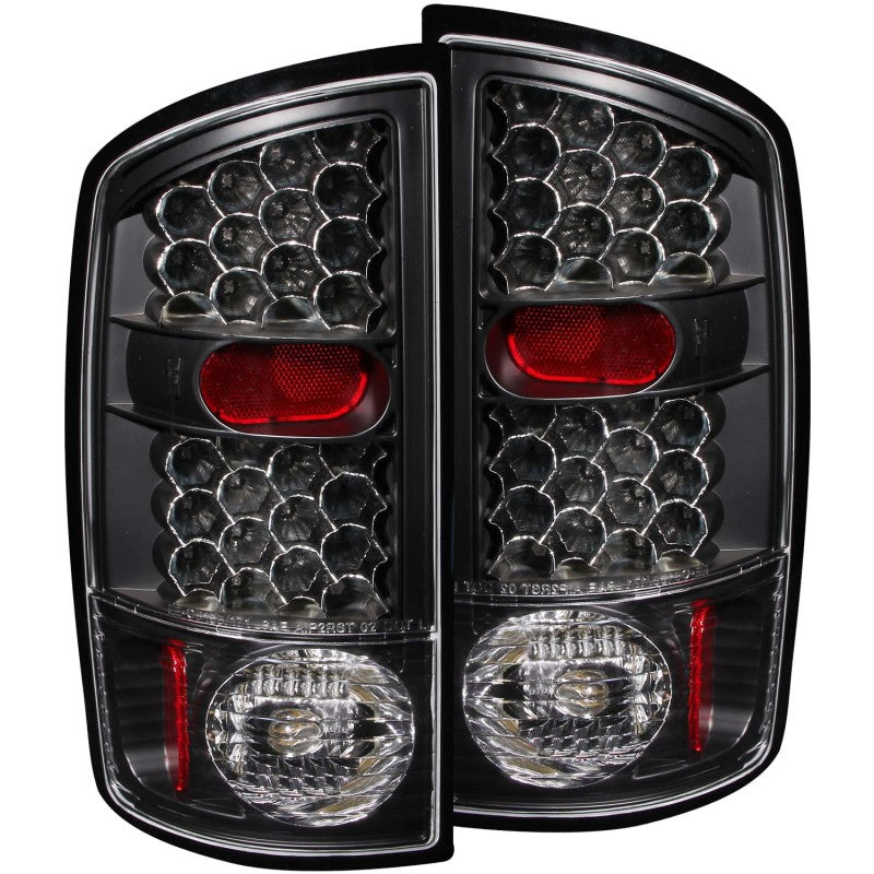 ANZO 2002-2005 Dodge Ram 1500 LED Taillights Black-SR1 Performance
