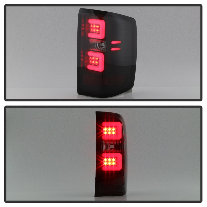 Spyder Chevy Silverado 16-17 Light Bar LED Tail Lights - Black Smoke ALT-YD-CS16-LED-BSM-SR1 Performance