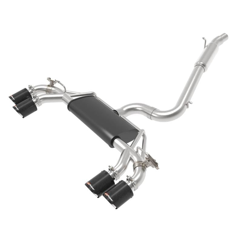 afe POWER MACH Force-Xp 15-19 Volkswagen Golf R L4-2.0L(T) 304 SS Cat-Back Exhaust System - Carbon-SR1 Performance