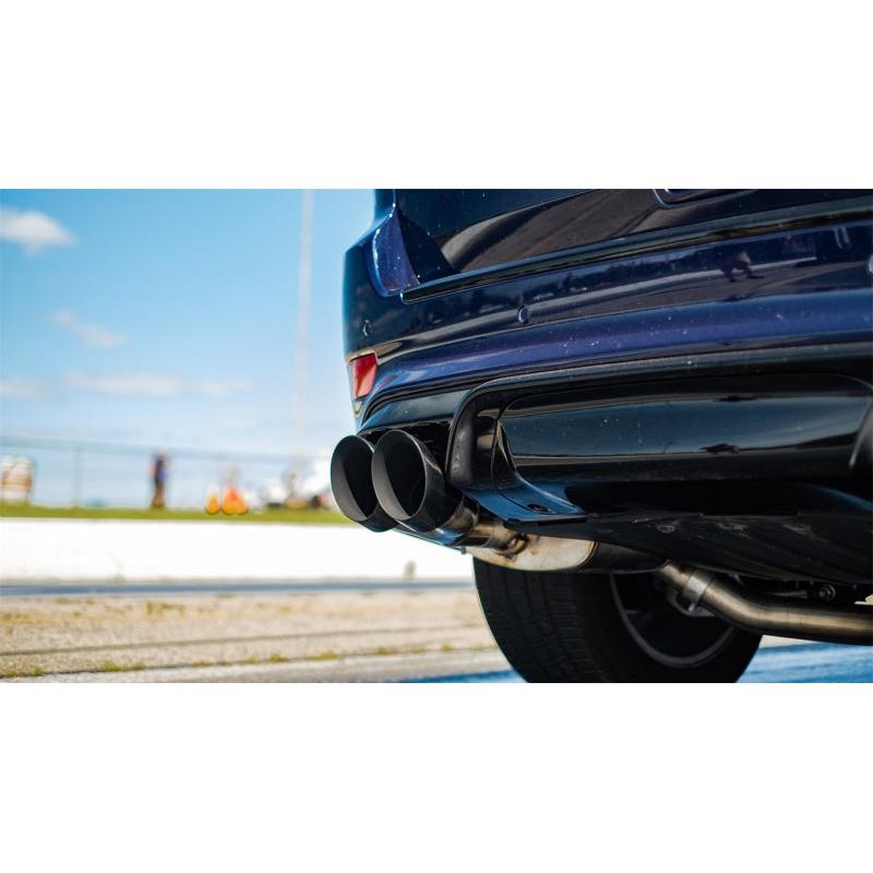 Corsa 2018-2021 Jeep Grand Cherokee TrackHawk 6.2L Sport Cat-Back Dual Rear Exit w/4.5in Black Tips-SR1 Performance