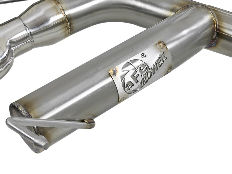 aFe MACHForce XP 08-13 BMW 135i L6-2.0L N54/N55 3in. 304 SS Axle-Back Exhaust w/Polished Tips-SR1 Performance