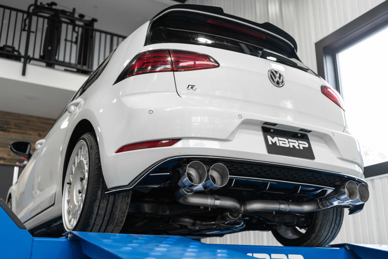 MBRP 15-19 VW Golf R 3in Cat Back Single Exit Exhaust Pro Series w/ Valve Delete - T304-SR1 Performance