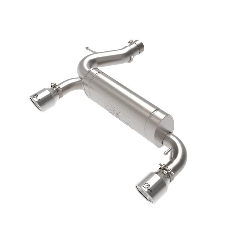 aFe Vulcan 3in 304 SS Axle-Back Exhaust 2021 Ford Bronco L4-2.3L (t)/V6-2.7L (tt) w/ Polished Tips-SR1 Performance
