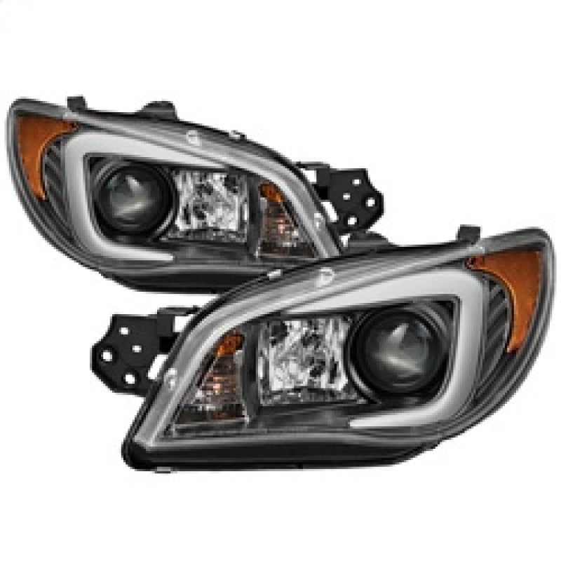 Spyder Subaru WRX 06-07 Projector Headlights - HID Model Only - Black PRO-YD-SWRX06-HID-LBDRL-BK-SR1 Performance