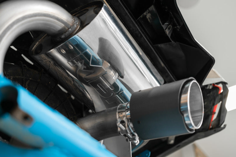MBRP 17-21 Can-Am Maverick Turbo/Turbo R 2.5in Perf Series Chamber Oval Turbo Back Exhaust C/F Tip-SR1 Performance