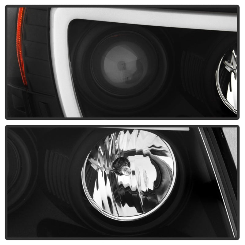 Spyder Toyota Tacoma 05-11 Projector Headlights - Light Bar DRL - Black PRO-YD-TT05V2-LB-BK-SR1 Performance