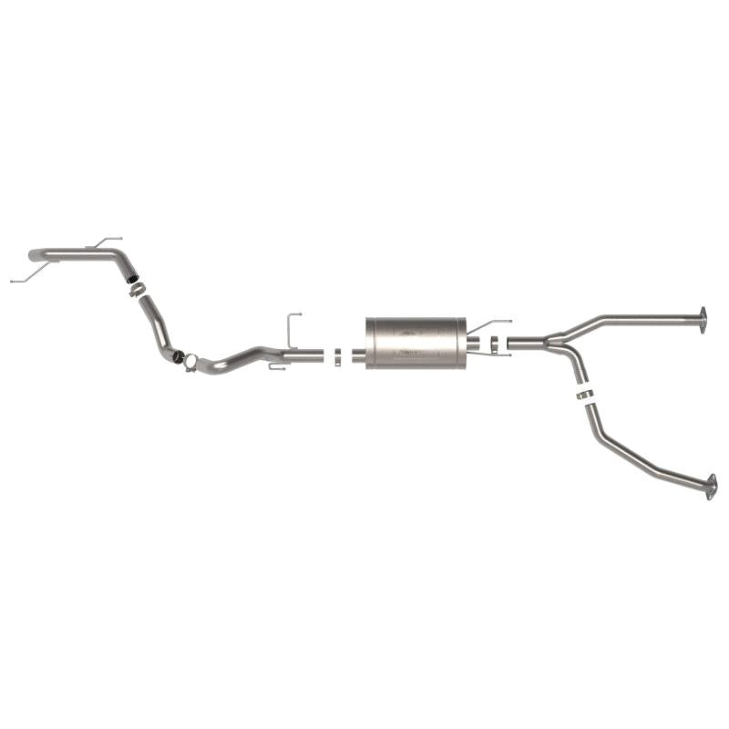 aFe 23-24 Toyota Sequoia V6 3.4L Vulcan Series 2-1/2in to 3in 304 SS Cat-Back Exhaust System-SR1 Performance