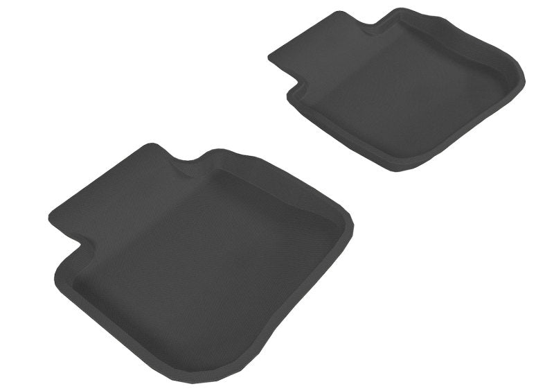 3D MAXpider 2010-2014 Subaru Legacy/Outback Kagu 2nd Row Floormats - Black-SR1 Performance