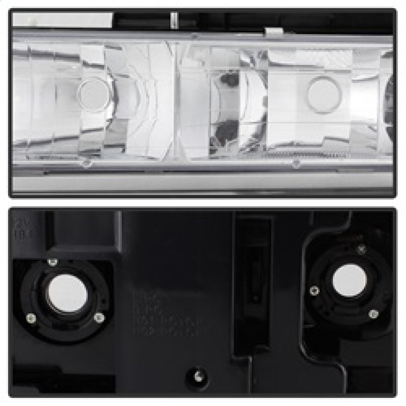 Xtune Chevy Suburban 94-98 Headlights w/ Corner & Parking Lights 8pcs Chrome HD-JH-CCK88-AM-C-SET-SR1 Performance