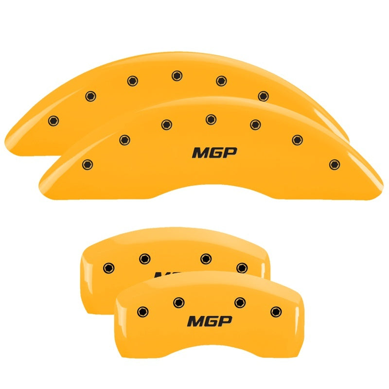 MGP 4 Caliper Covers for Kia Sportage 2018-2021 * Yellow Finish with Black Engraving