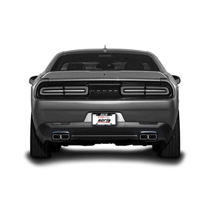 Borla 15-16 Dodge Challenger R/T 5.7L Dual Rectangle Angle Cut Dual Split Rear Exit ATAK Exhaust-SR1 Performance
