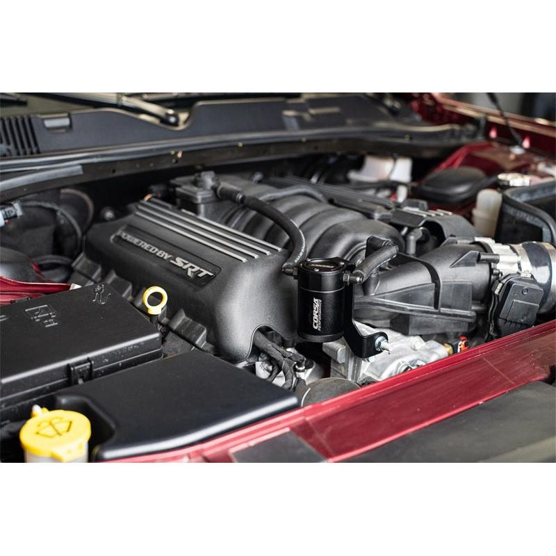 Corsa2011-2023 Dodge Challenger/Charger 2018-2023 Dodge Durango 6.4L Aluminum Oil Catch Can-SR1 Performance
