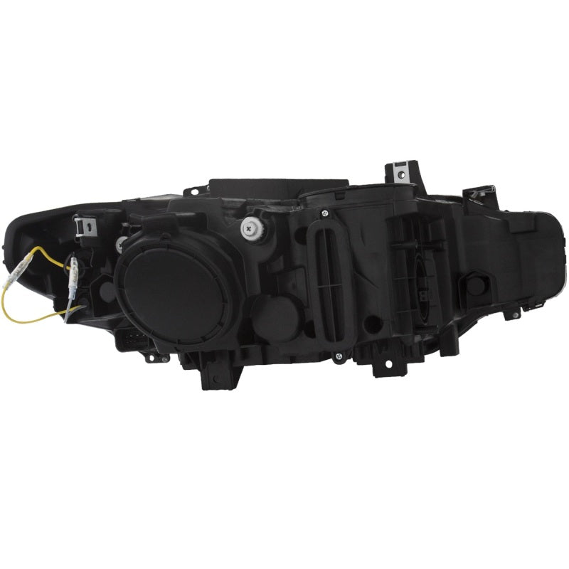 ANZO 2012-2015 BMW 3 Series Projector Headlights w/ U-Bar Black-SR1 Performance