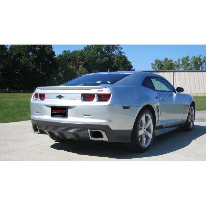 Corsa 2011-2013 Chevrolet Camaro SS 6.2L V8 Manual Xtreme 3in Cat-Back (No Tips Uses Factory Bezels)-SR1 Performance