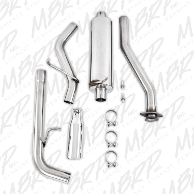 MBRP 04-10 Chevy/GMC Colorado/Canyon 2.8L/2.9L/3.5L/3.7L Cat Back Single Side-SR1 Performance