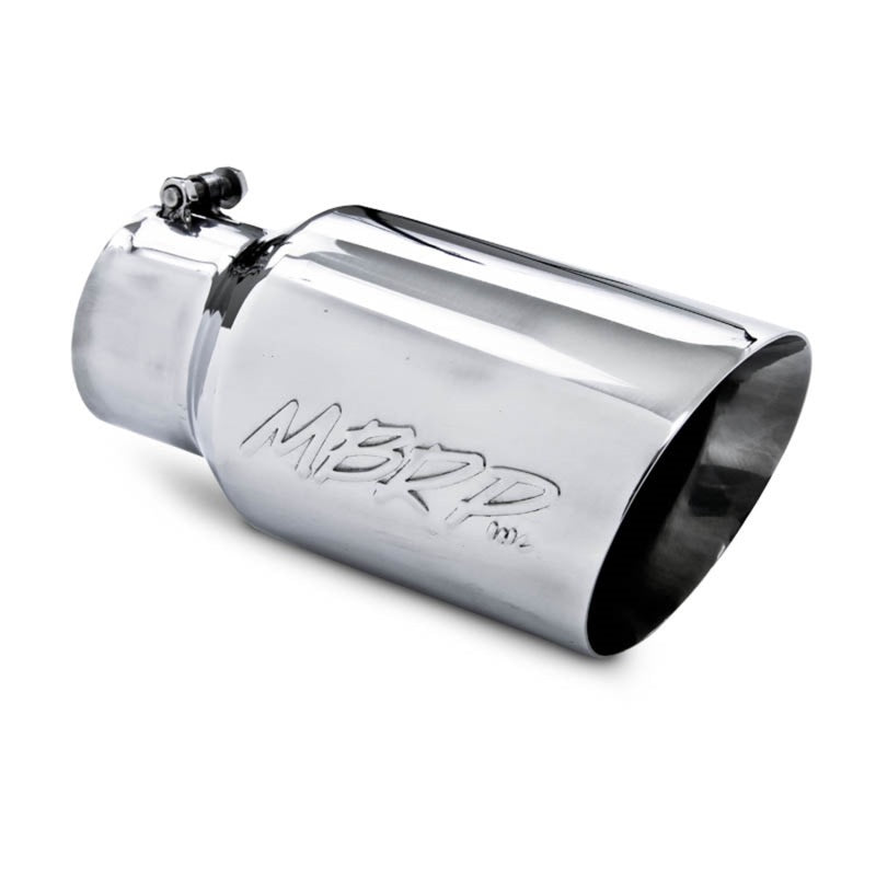 MBRP Universal Tip 6 O.D. Dual Wall Angled 4 inlet 12 length-SR1 Performance