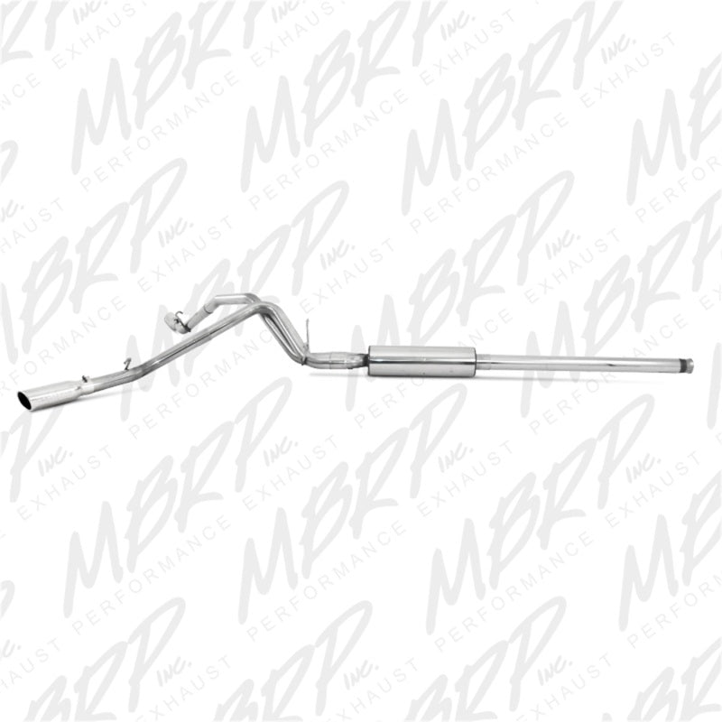 MBRP 14 Chevy/GMC 1500 Silverado/Sierra 4.3L V6/5.3L V8 Dual Split Side T409 3in Cat Back Exhaust-SR1 Performance