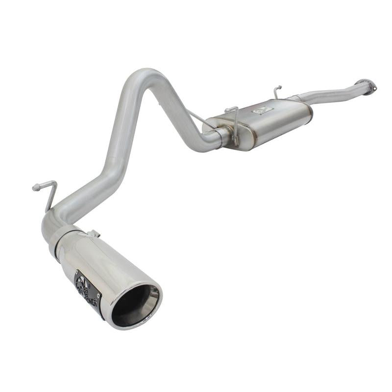 aFe MACH Force XP 2.5in Cat-Back Stainless Steel Exhaust w/Polished Tip Toyota Tacoma 13-14 2.7L-SR1 Performance