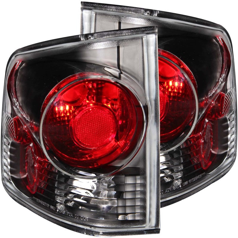 ANZO 1995-2005 Chevrolet S-10 Taillights Black 3D Style-SR1 Performance