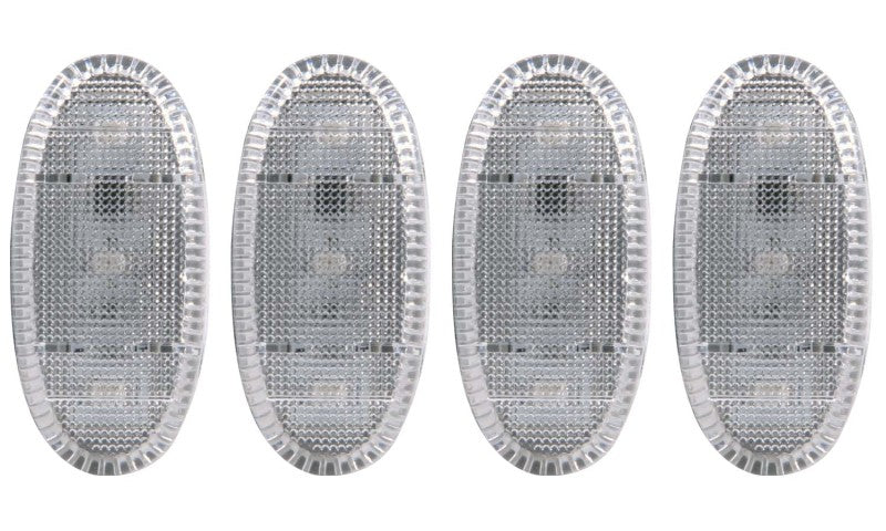 ANZO 2011-2016 Ford F-350 LED Fender Light Kit Clear 2pc Amber / 2pc Red-SR1 Performance