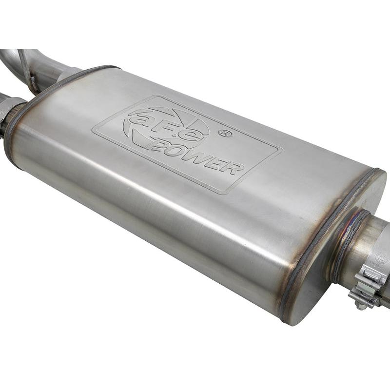 aFe MACHForce XP Exhausts Cat-Back SS-409 Nissan Titan XD 16-19 V8-5.6L - Black-SR1 Performance