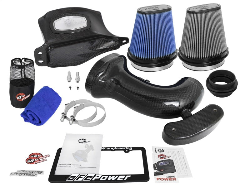 aFe Momentum Black Series Carbon Fiber Intake System P5R 14-17 Chevy Corvette 6.2L (C7)-SR1 Performance