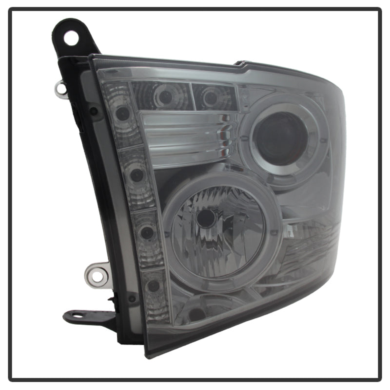 Spyder Dodge Ram 1500 09-14 10-14 Projector Headlights Halogen- LED Halo LED- Smke PRO-YD-DR09-HL-SM-SR1 Performance