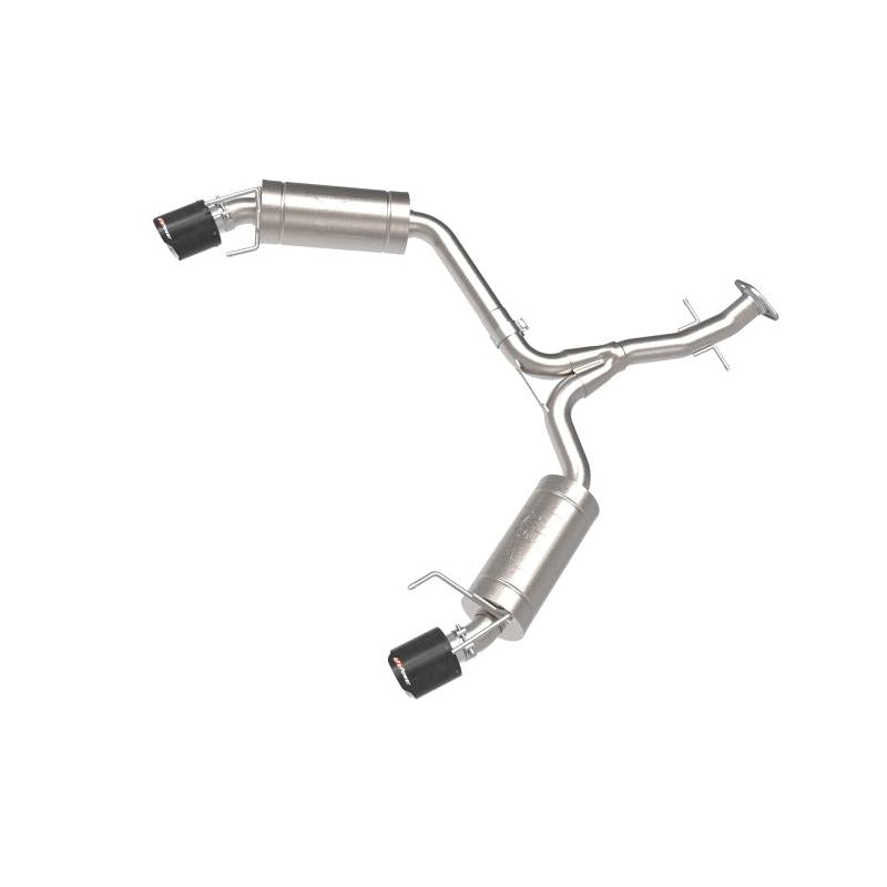 aFe POWER Takeda 06-13 Lexus IS250/IS350 SS Axle-Back Exhaust w/ Carbon Tips-SR1 Performance