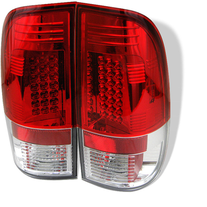 Spyder Ford F150 side 97-03/F250/350 Duty 99-07 LED Tail Lights Red Clear ALT-YD-FF15097-LED-RC-SR1 Performance
