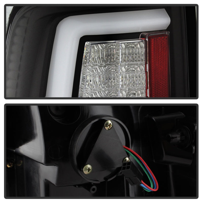 Spyder Dodge Ram 2013-2014 Light Bar LED Tail Lights - Black ALT-YD-DRAM13V2-LED-BK-SR1 Performance